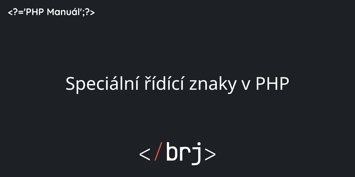 Caract res de contr le sp ciaux en PHP